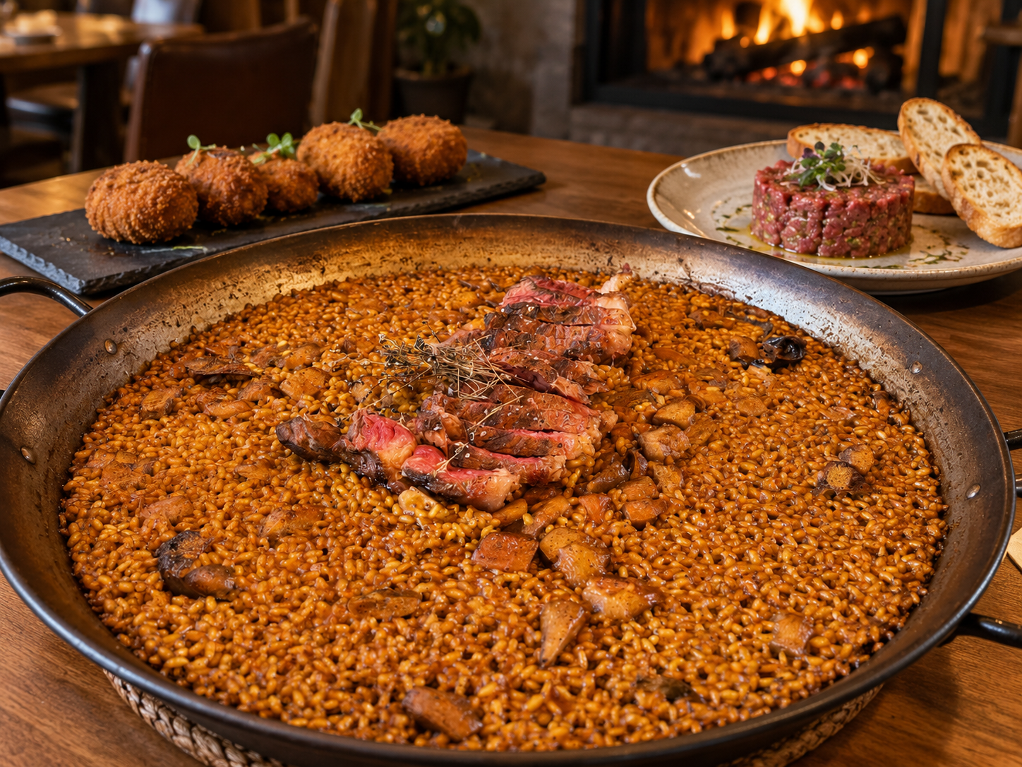 Una buena comida en un ambiente cálido y acogedor de La Frontera